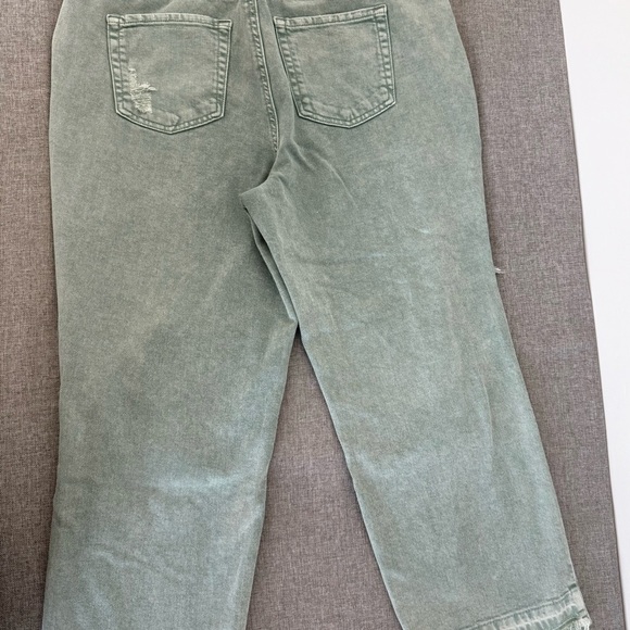 M jeans by Maurice’s Women's Distressed Green Jeans - Picture 3 of 7
